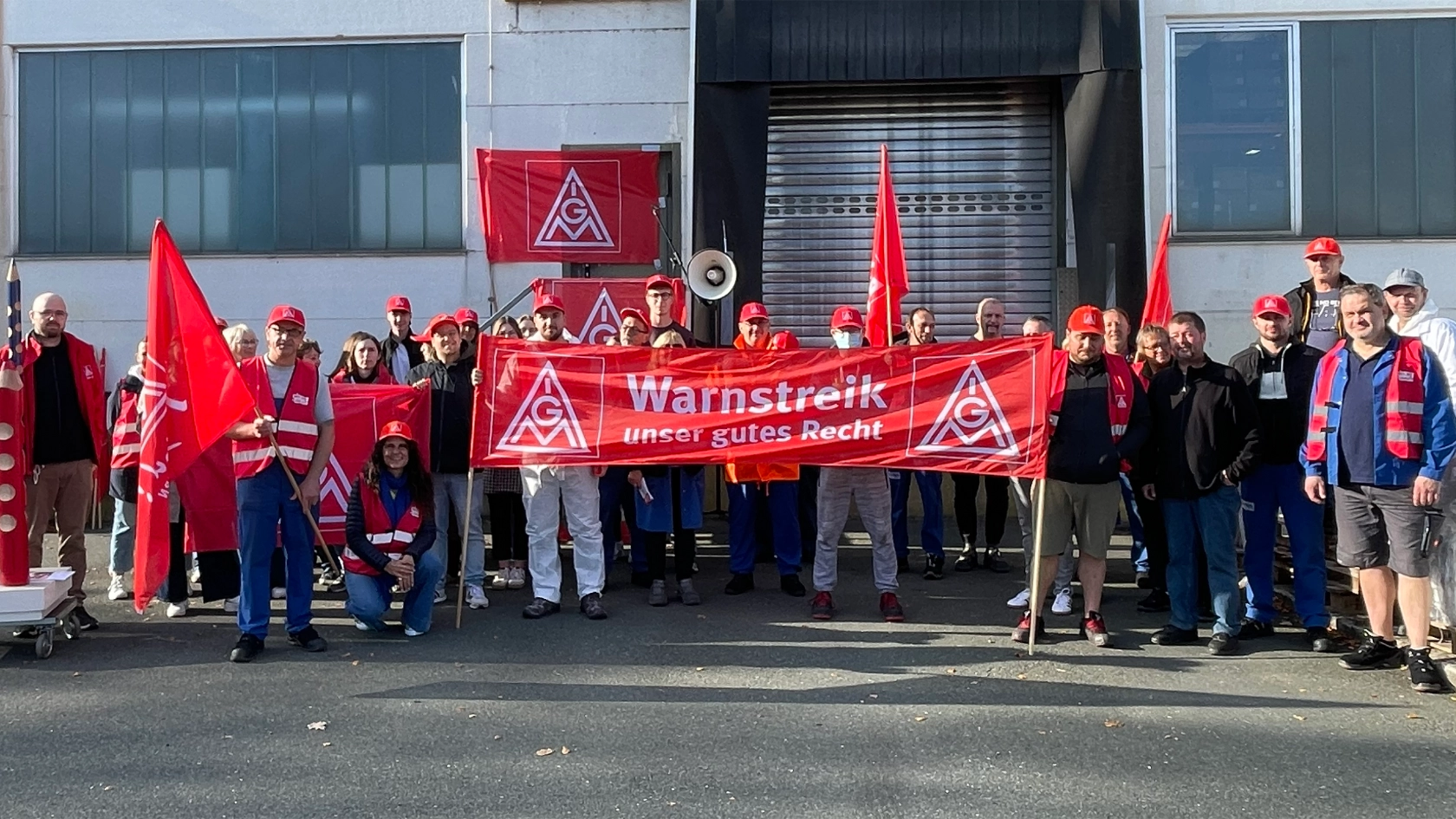 Warnstreik bei Lyra in Nürnberg